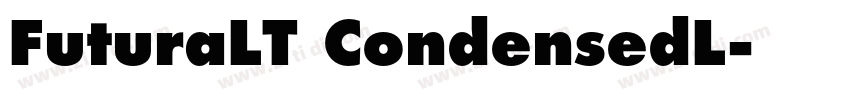 FuturaLT CondensedL字体转换